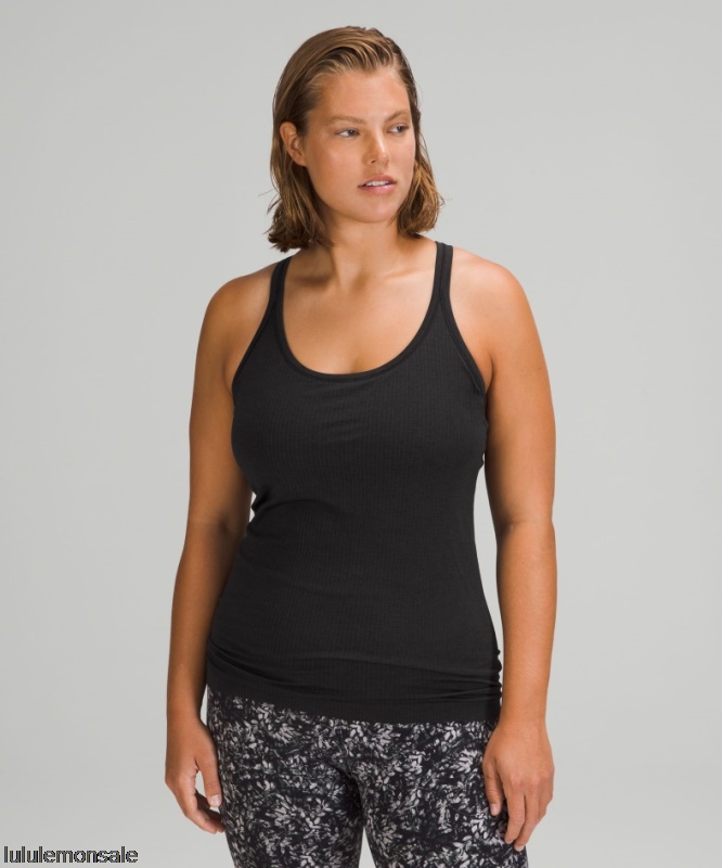 Lululemon Damen DELULU529 | Lululemon Deutschland Schwarzes Tanktop Von Ebb To Street